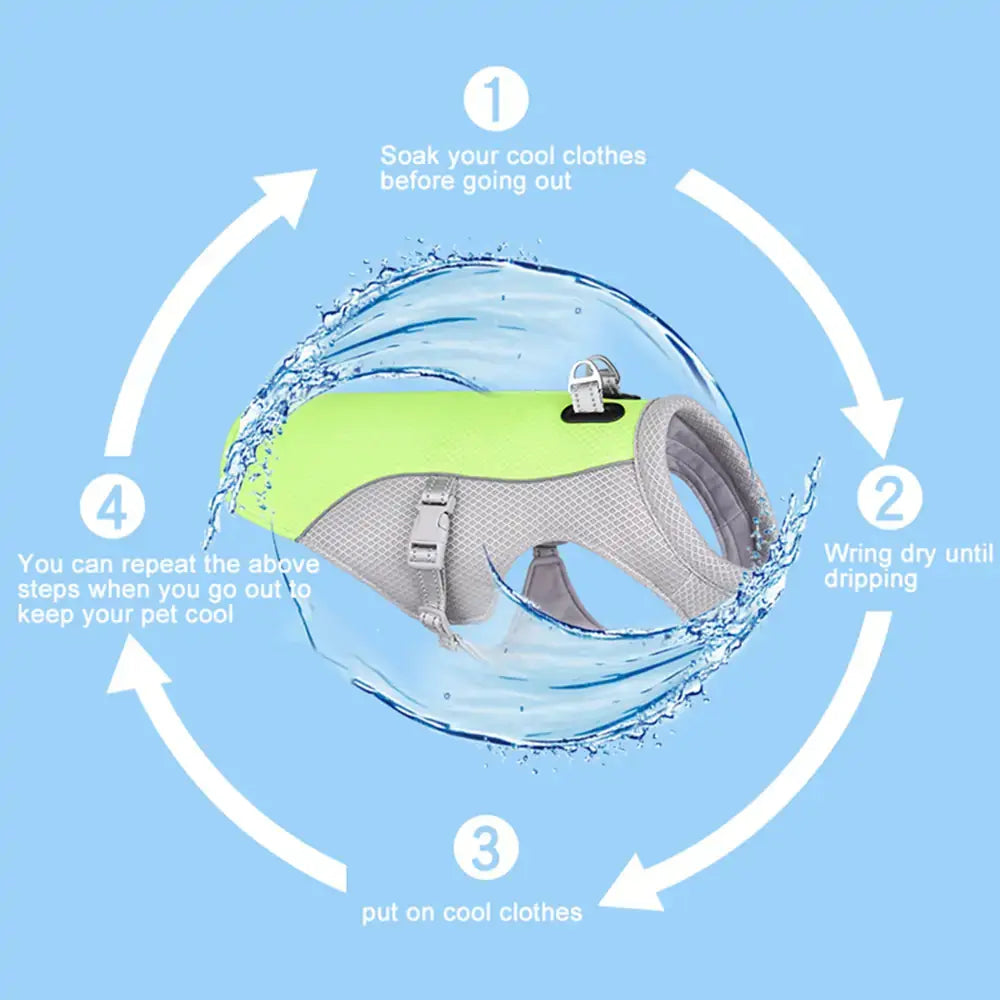 Breathable Summer Dog Cooling Vest GLR SHOPPING