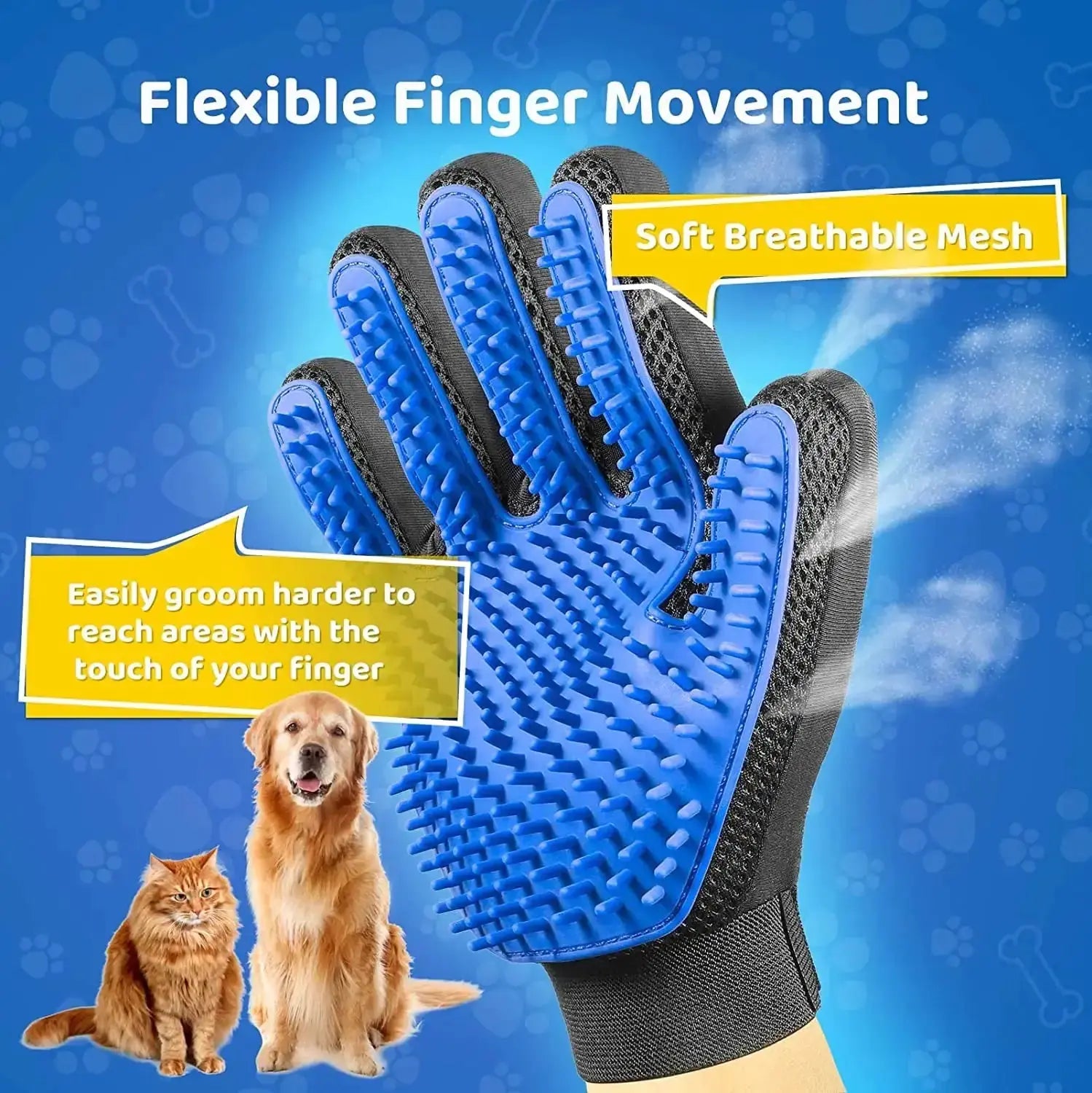 Pet Grooming Glove GLR SHOPPING