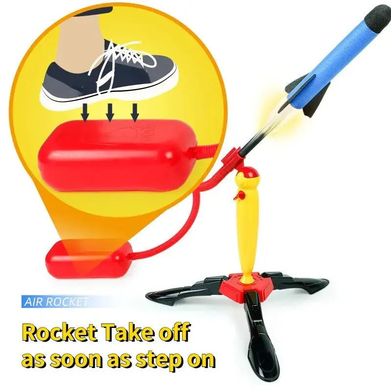 Children Outdoor Air Rocket Foot Launcher GLR SHOPPING