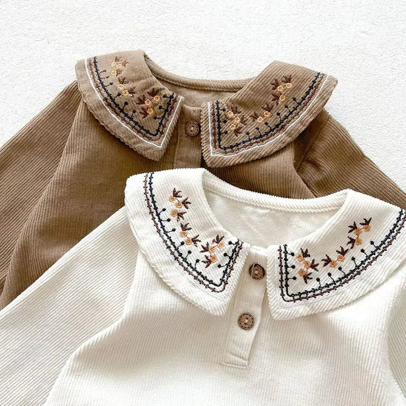 Spring Embroidered Baby Bodysuit GLR SHOPPING