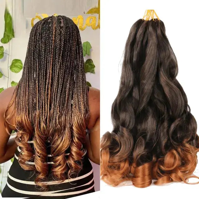 French Curl Braiding Synthetic Hair GLR SHOPPING
