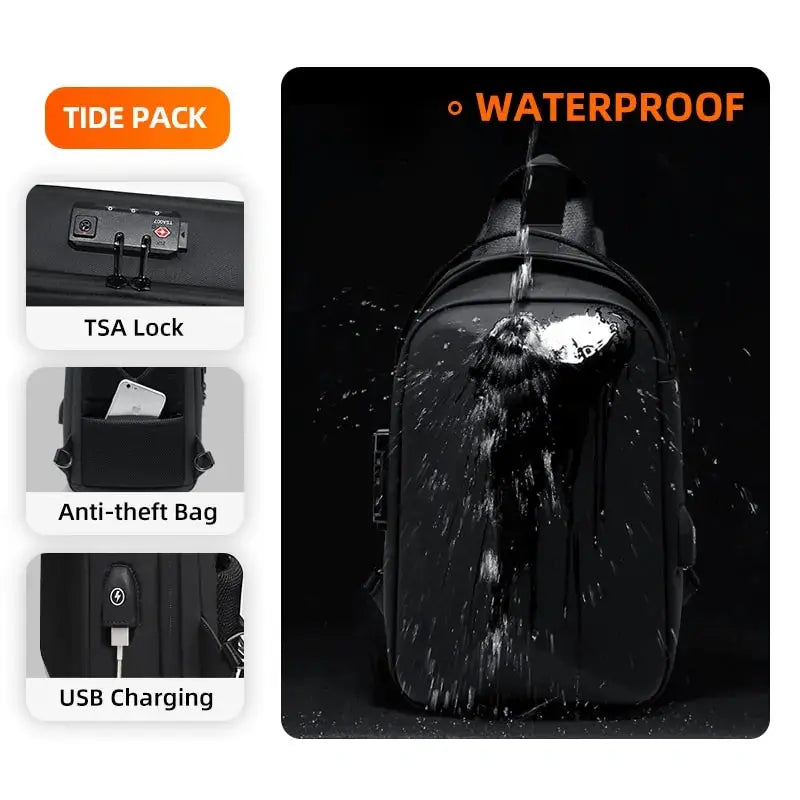 Anti-theft Men's Shoulder Bag GLR SHOPPING
