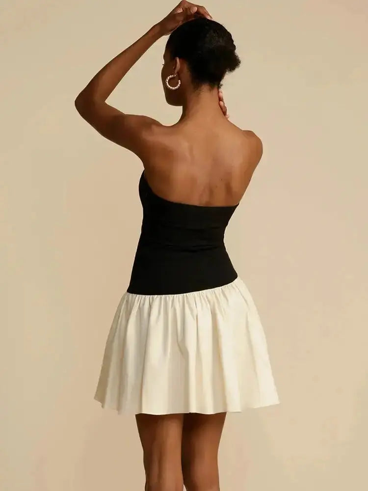 Slim Folds Bodycon Splice Dress GLR SHOPPING