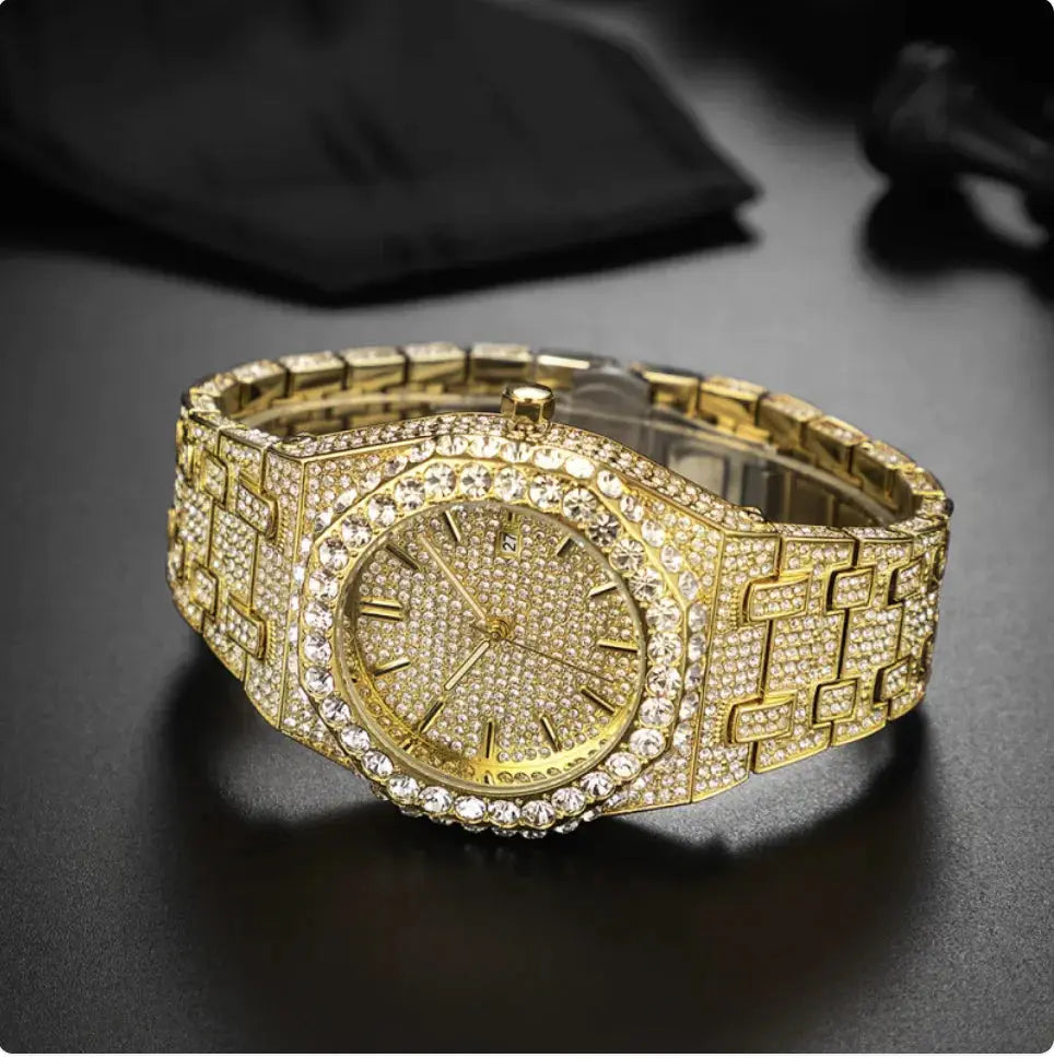 Men's Starry Diamond Quartz Watch GLR SHOPPING