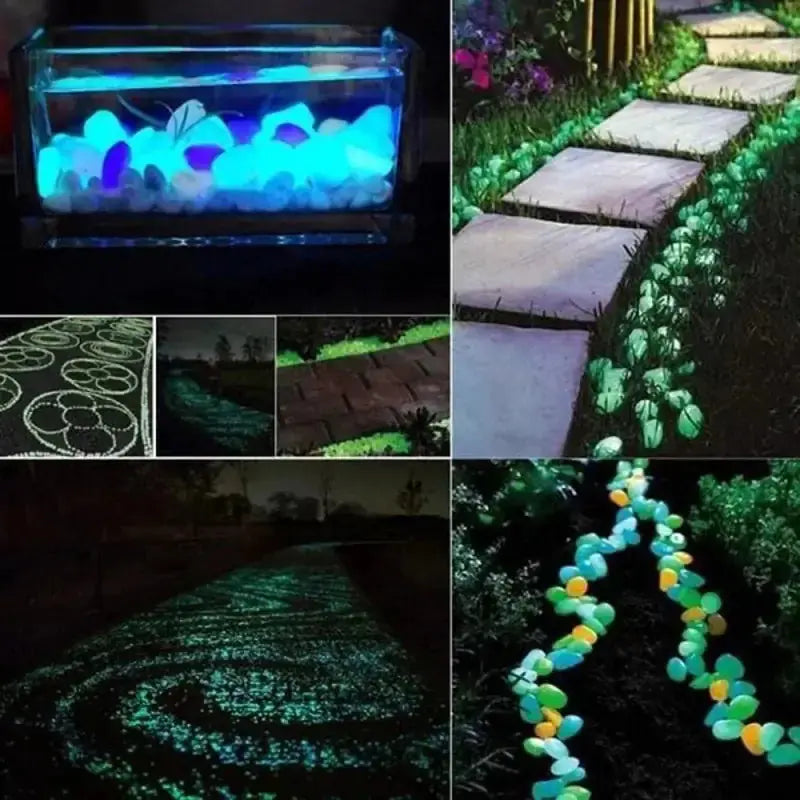 Glow in the Dark Garden Pebbles GLR SHOPPING