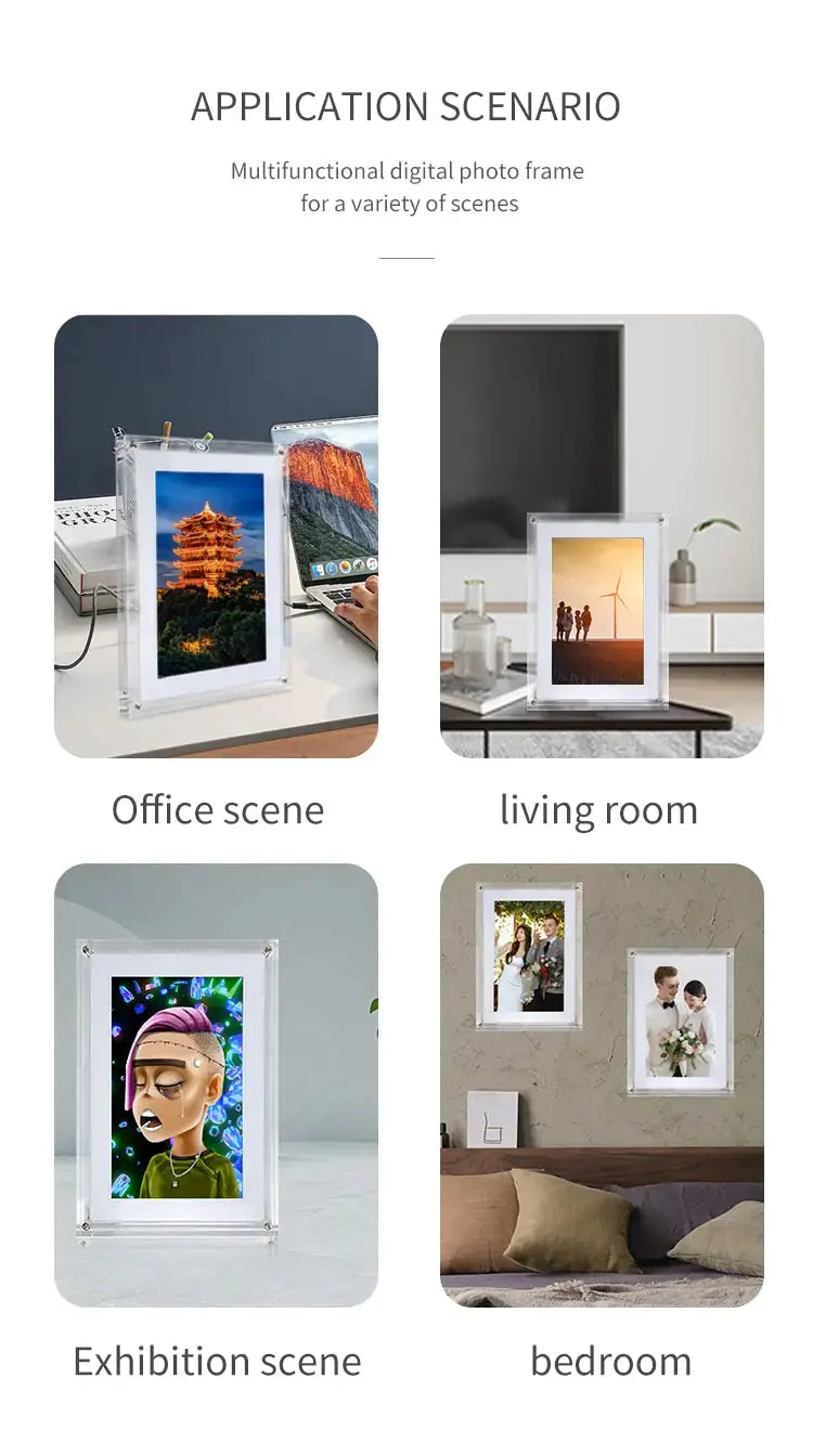 Acrylic Digital Photo Frame GLR SHOPPING