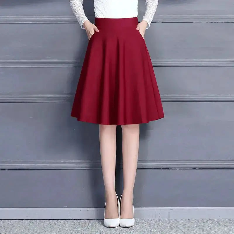 Elegant Skirt with Pockets GLR SHOPPING