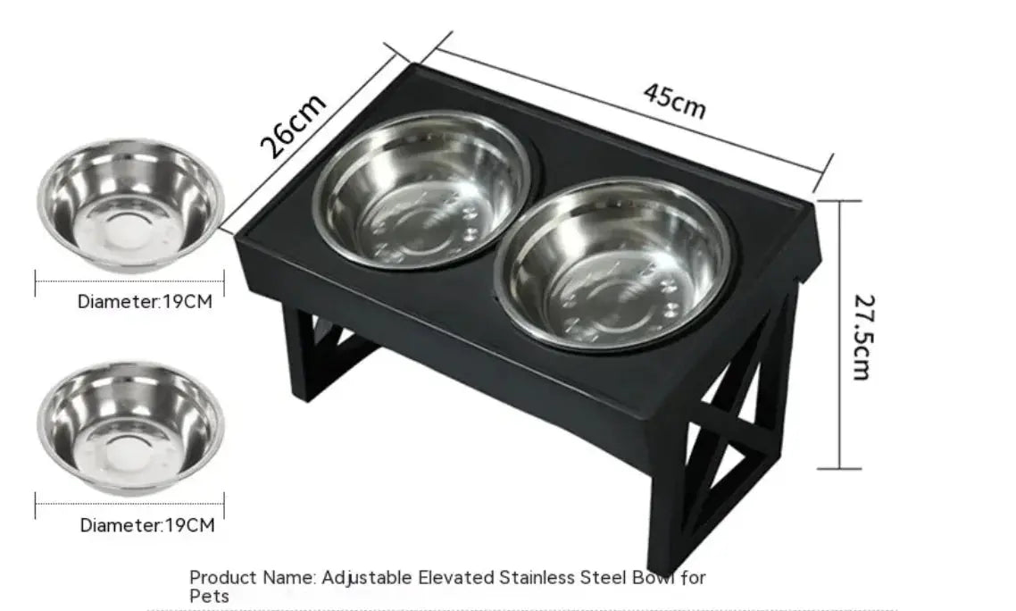 Elevated Slow-Feed Dog Bowl GLR SHOPPING