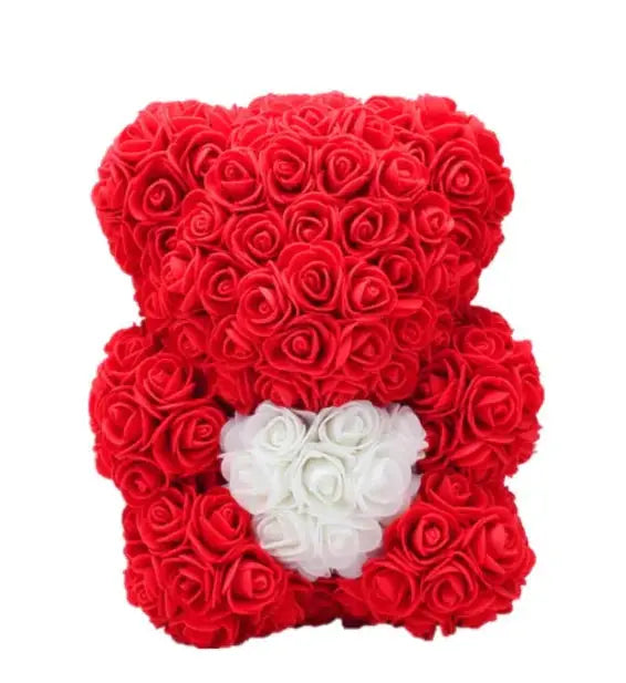 Rose Bear Teddy - Valentine's Day PE Foam Rose Bear GLR SHOPPING