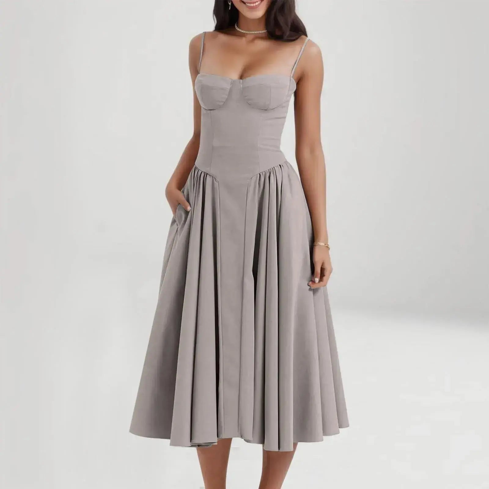 Women Sleeveless Dress GLR SHOPPING
