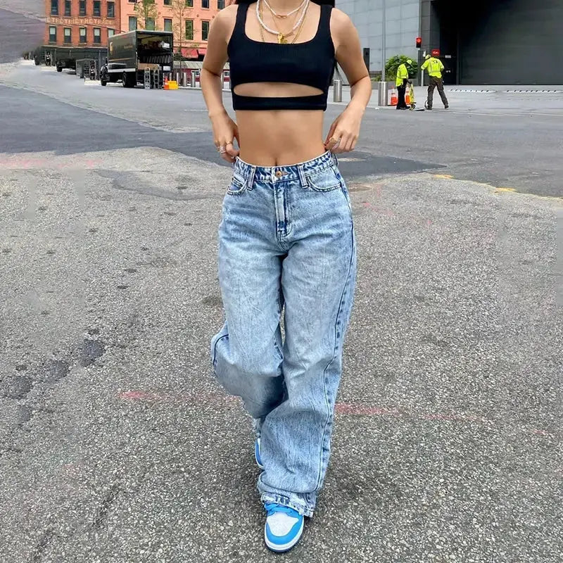 New High Waist Slim Fashion Jeans for Women GLR SHOPPING