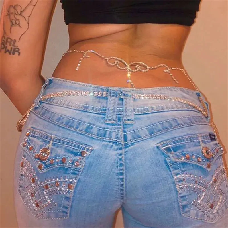 Women Streetwear Metal Belts GLR SHOPPING