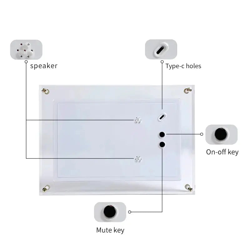 Acrylic Digital Photo Frame GLR SHOPPING