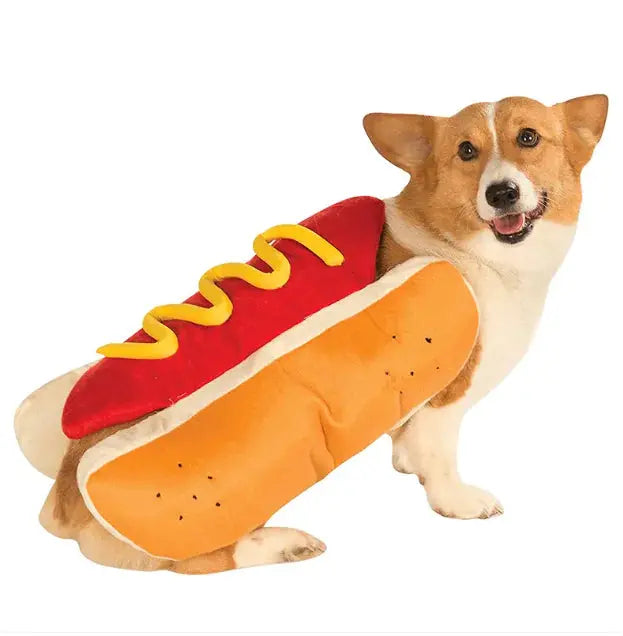 Hot Dog Halloween Costume for Pets GLR SHOPPING