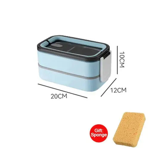 2 Layer Stainless Steel Bento Box GLR SHOPPING