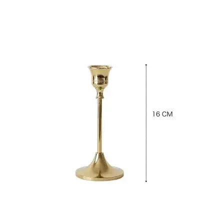 Elegant Vintage Gold Candle Holder GLR SHOPPING