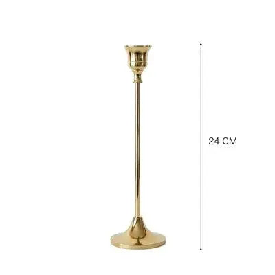 Elegant Vintage Gold Candle Holder GLR SHOPPING