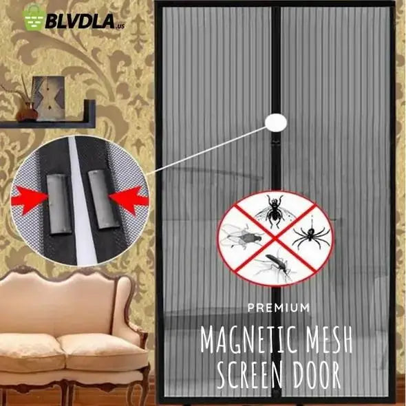 Premium Magnetic Mesh Screen Door GLR SHOPPING