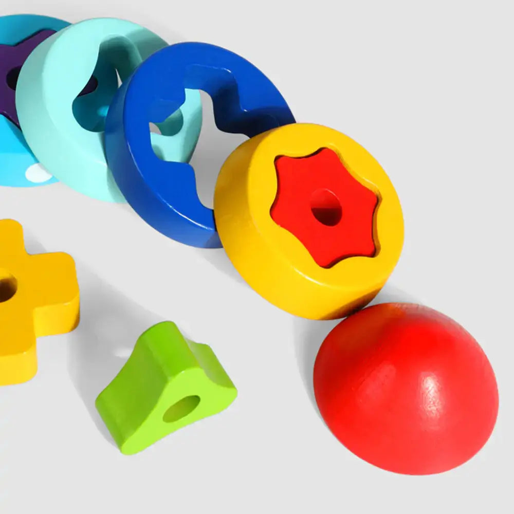 Wooden Rocket Sorting Toy GLR SHOPPING