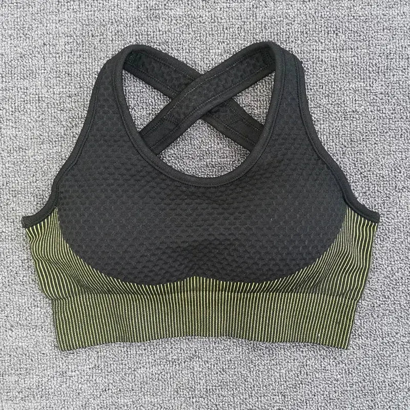 Sport Seamless Workout Set Women Rib 3 2 Piece Long Sleeve Zipper Crop Top Shirt Legging Pants Fitness Set Clothes Yoga Gym Set GLR SHOPPING