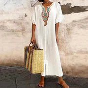 Long White Summer Dress GLR SHOPPING