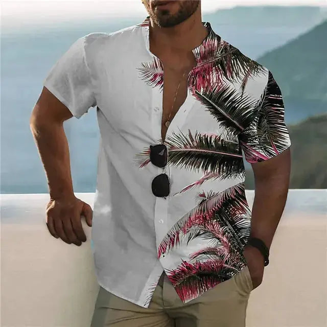 Summer Hawaiian Floral Shirts For Men GLR SHOPPING