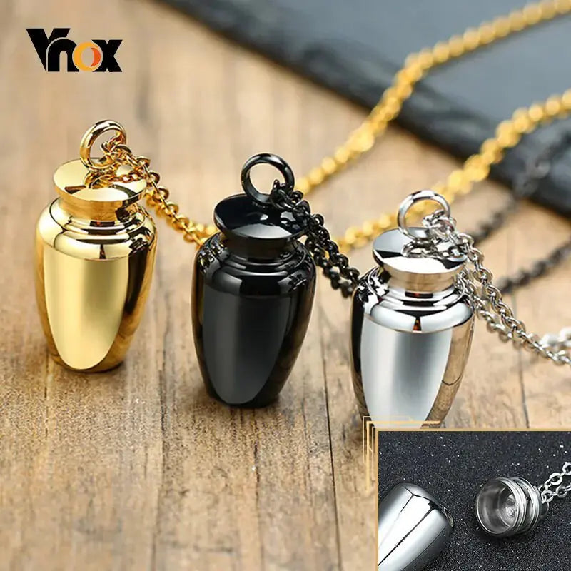 Openable Earthen Jar Columbarium Shape Pendant GLR SHOPPING