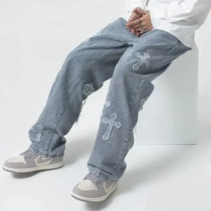 Cross Denim Pants GLR SHOPPING