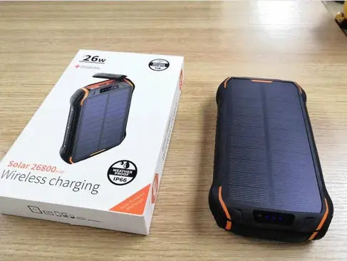 CHDX 26800mah QI Wireless Solar Charger USB power bank Solar Panel wireless charger for mobile phone USB charger new GLR SHOPPING