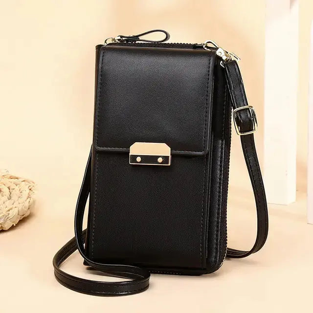 PU Leather Ladies Wallet Crossbody Bag - GLR SHOPPING
