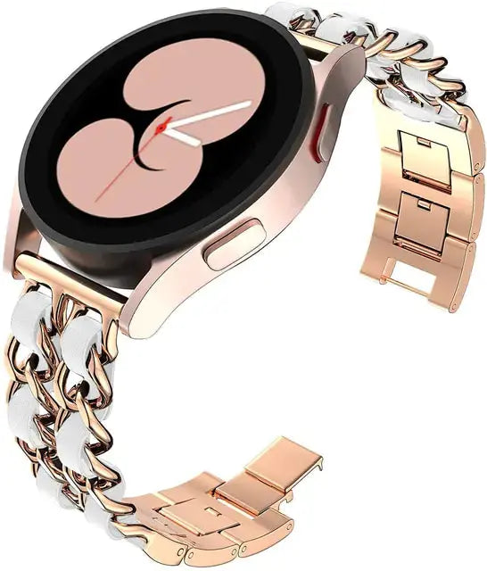 Metal Leather Strap for Samsung Watch - GLR SHOPPING