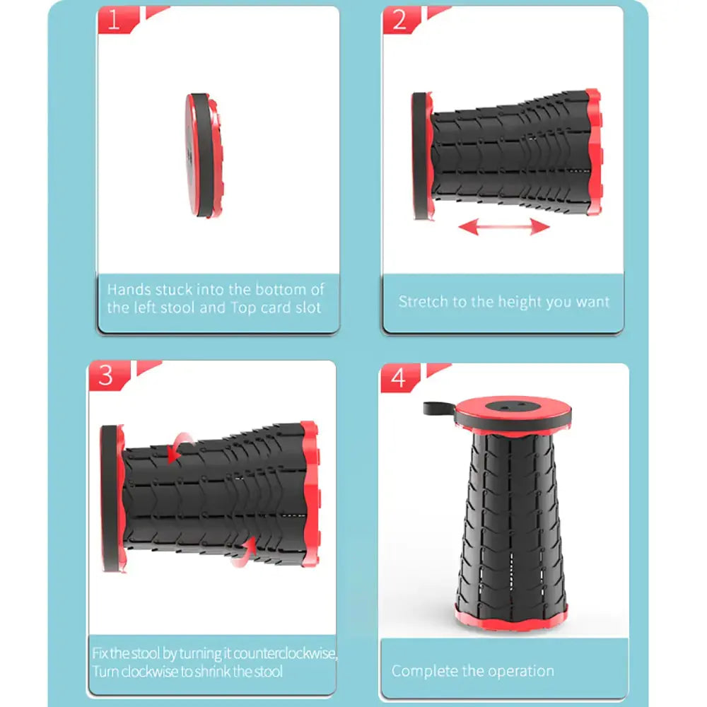 Portable Retractable Stool Chairs GLR SHOPPING