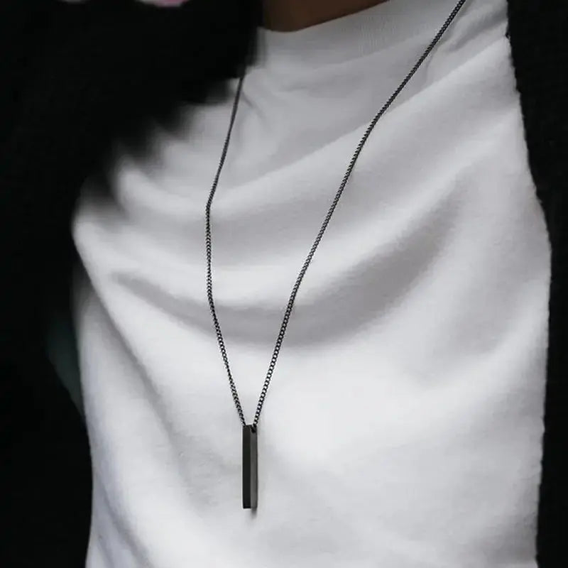 Rectangle Pendant Necklace GLR SHOPPING