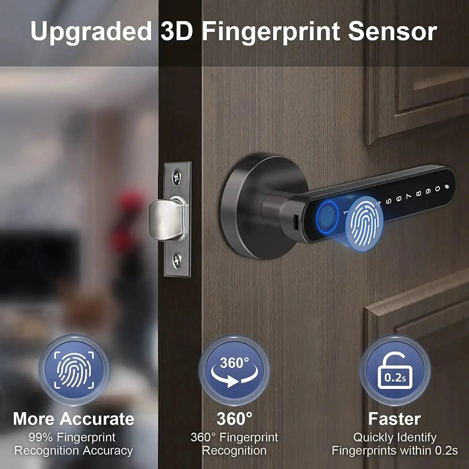 Fingerprint Door Lock GLR SHOPPING