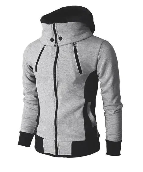 Double Zipper Hoodie Jacket for Men - GLR SHOPPING
