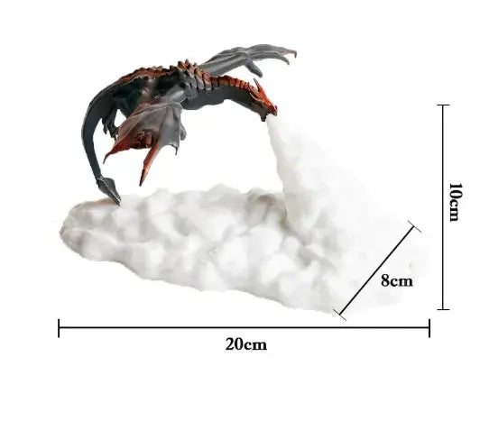3D Printed LED Dragon Lamp GLR SHOPPING
