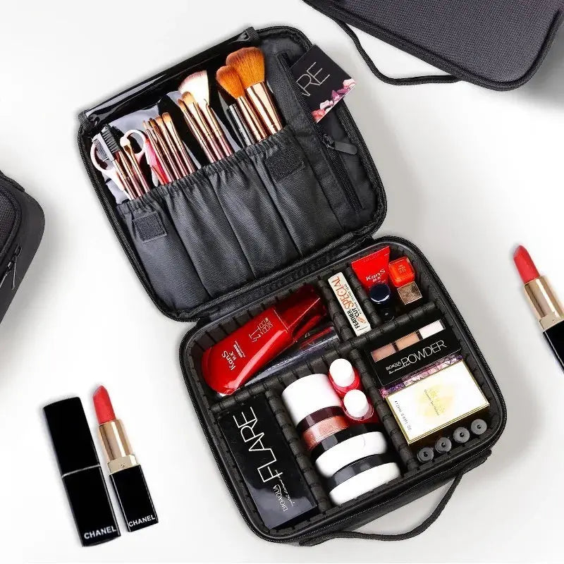 2019 Professional Toiletry Bag Cosmetic Bag Organizer Women Travel Make Up Cases Big Capacity Cosmetics Suitcases For Makeup X32 GLR SHOPPING