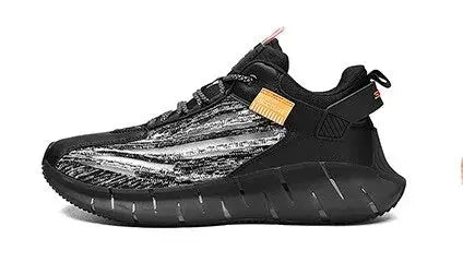 2021 Fashion New Men Sneakers High Quality Breathable Reflective Male Running Shoes Comfortable Thick Bottom Men Shoes GLR SHOPPING