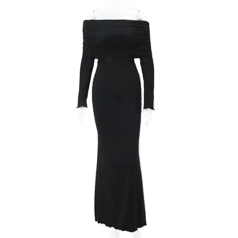 Elegant Off Shoulder Dress GLR SHOPPING