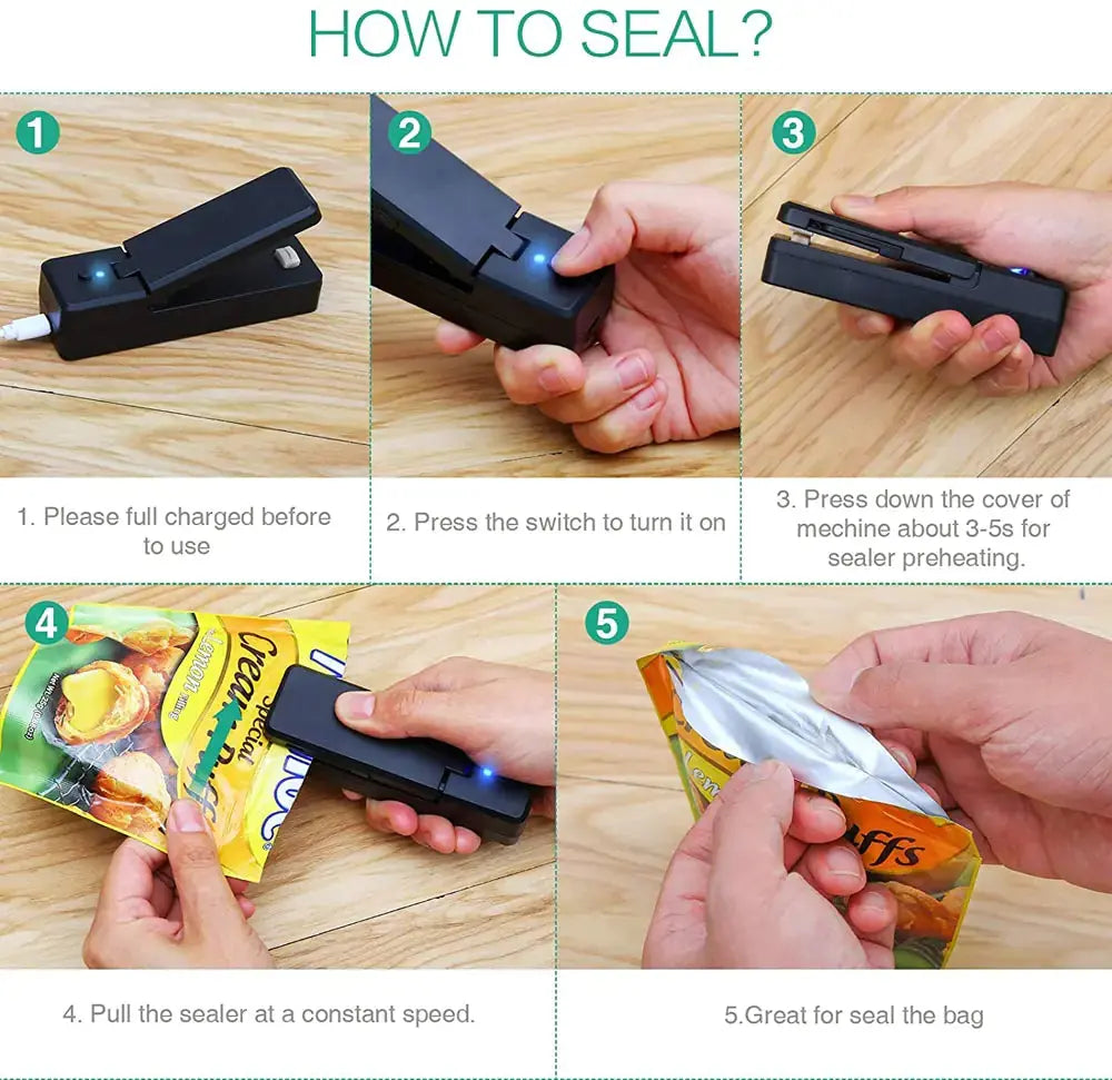 Portable Bag Vacuum Heat Sealer GLR SHOPPING