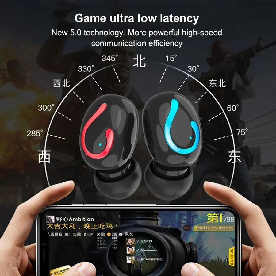 TWS 5.0 Bluetooth headphones GLR SHOPPING
