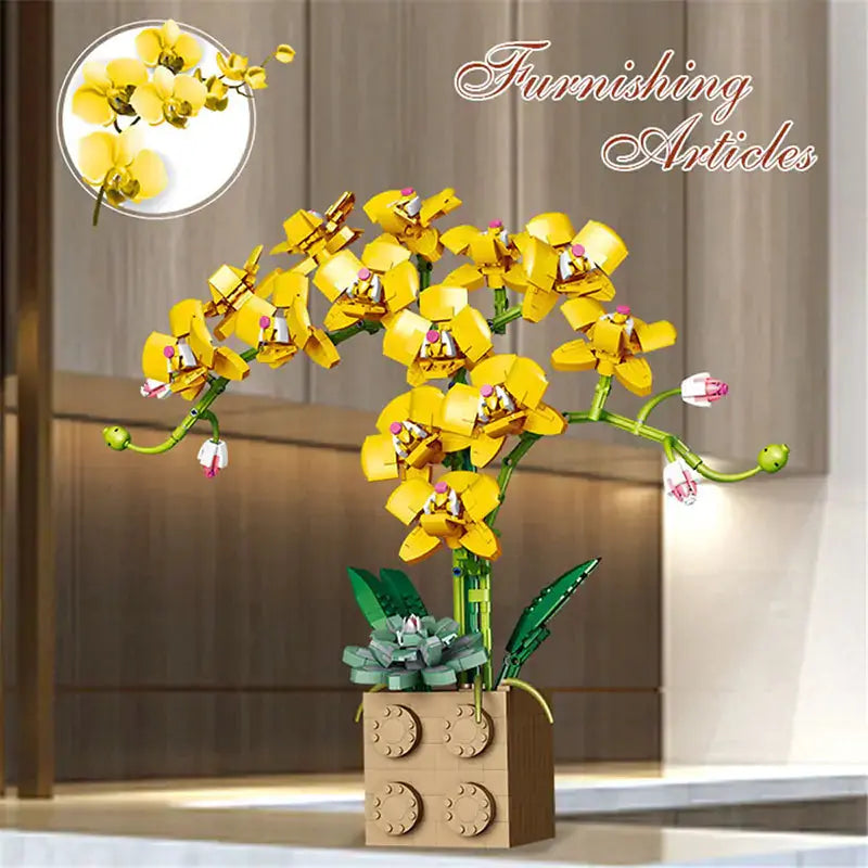 Orchid Building Block Bouquet GLR SHOPPING