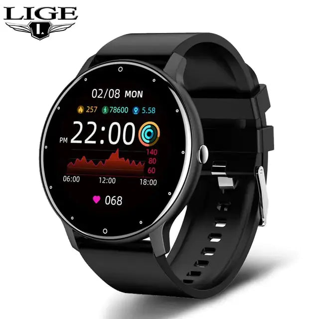 Full Touch Screen Sport Fitness Watch - GLR SHOPPING