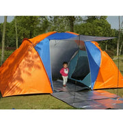 Large Camping Tent Double Layer Waterproof Two Bedrooms GLR SHOPPING