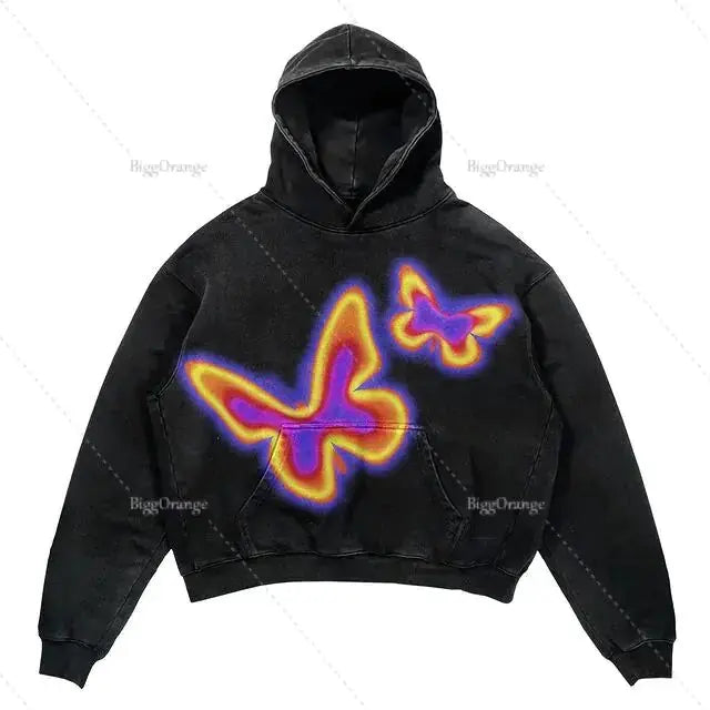 Punk Wind Ninja Printed Hoodies GLR SHOPPING
