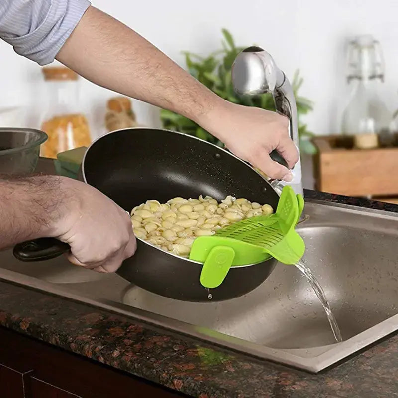 Universal Silicone Clip-On Pot Strainer GLR SHOPPING