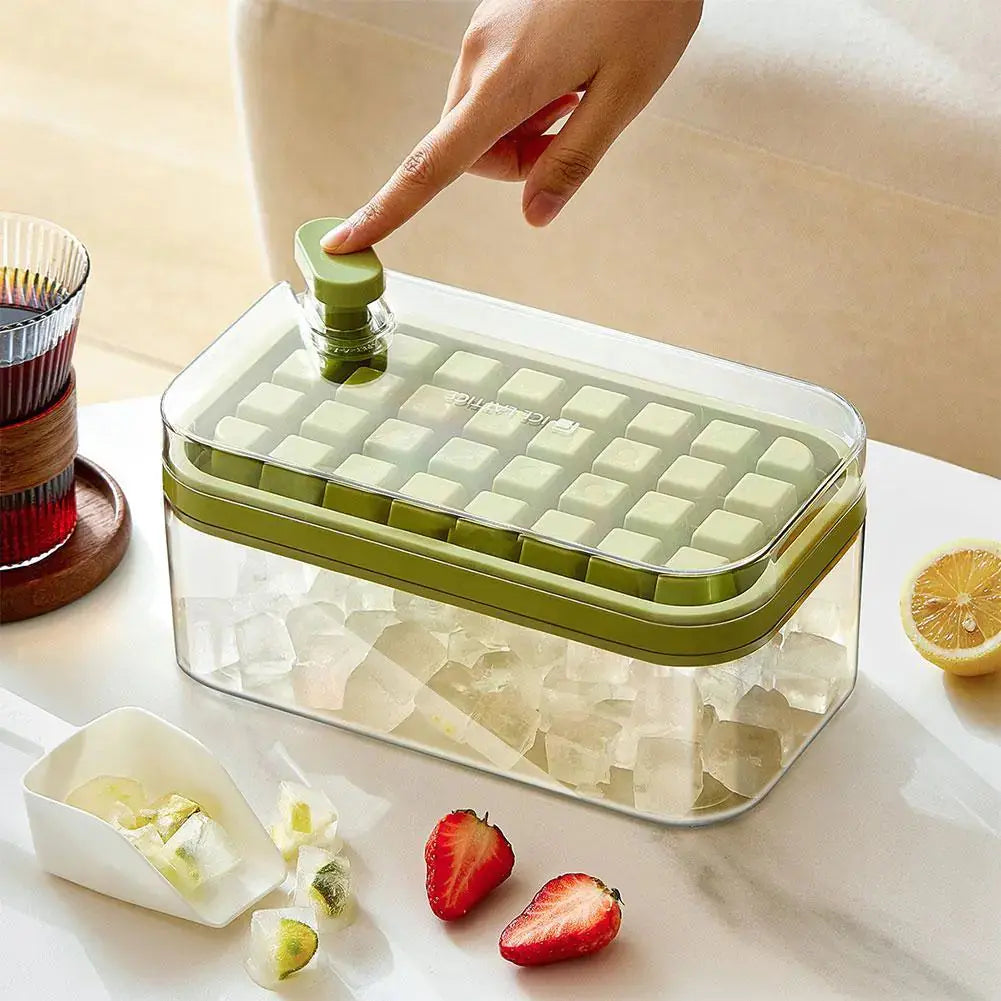 Ice Cube Maker With Storage Box GLR SHOPPING