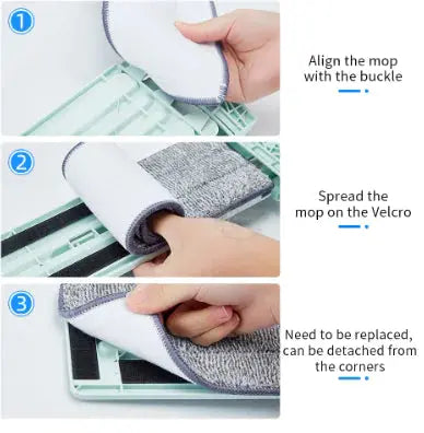 360 Hands-Free Microfiber Floor Mop GLR SHOPPING