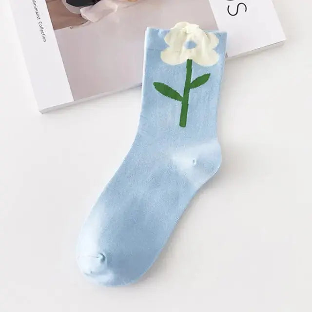 Women Tie-dye Middle Tube Socks GLR SHOPPING