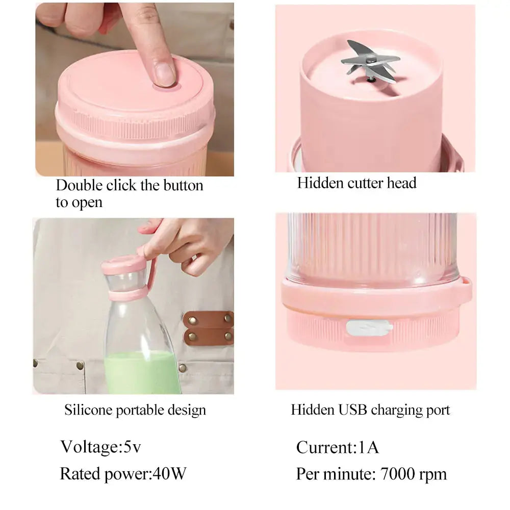 USB Portable Smoothie Blender GLR SHOPPING